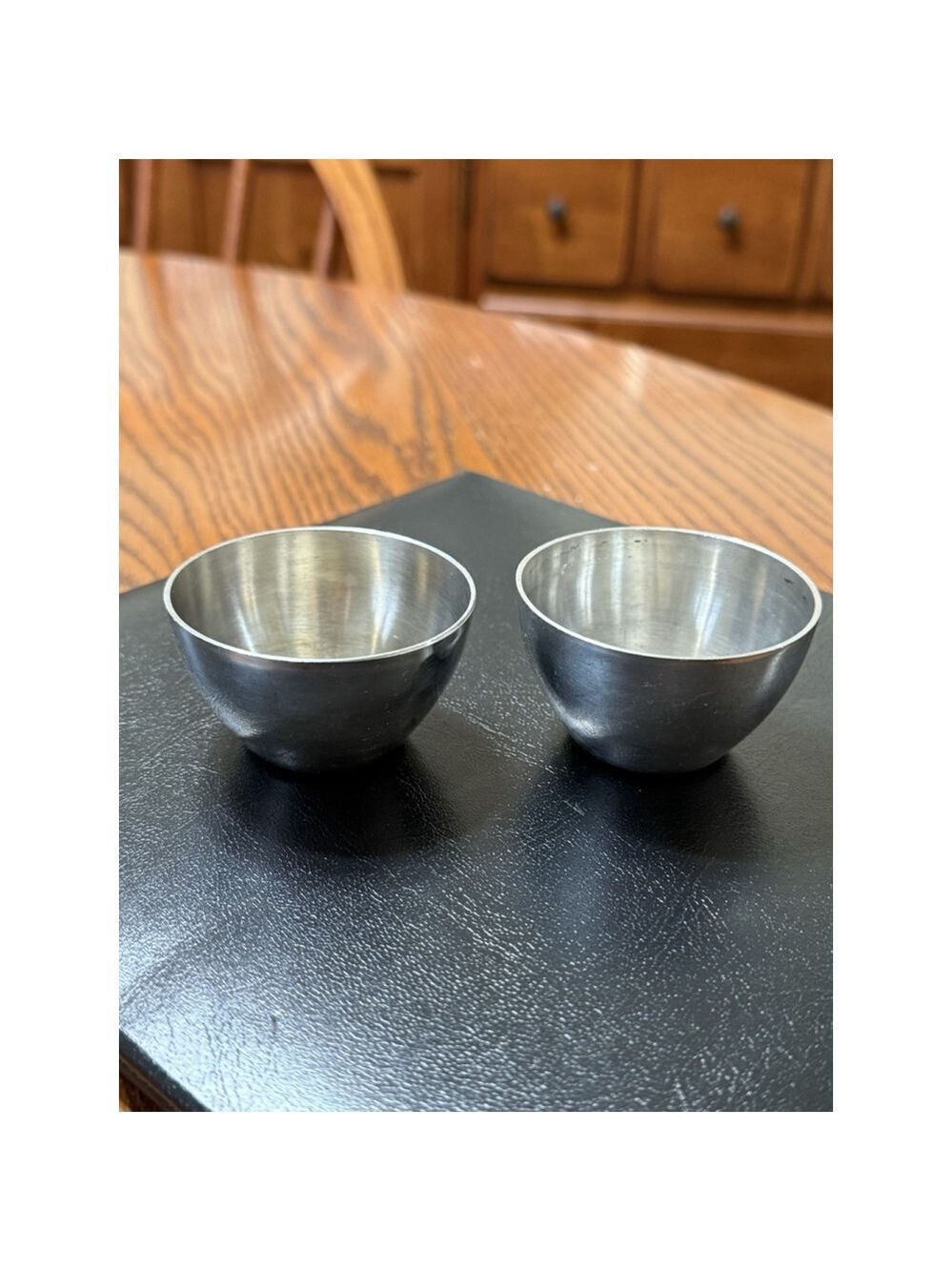 Billings Pewters Bowls Tiny Signed Vintage